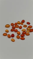 Fire Opal 4x3mm-5x3mm Oval Cabochon