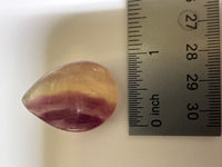 Pear Shape Candy Fluorite Cabochon #3