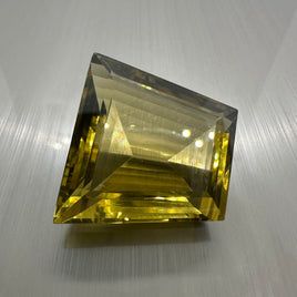 Prasiolite 30x27x20mm Fancy Cut 84.10ct