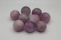 Natural Pink Kunzite Sphere Bin #2