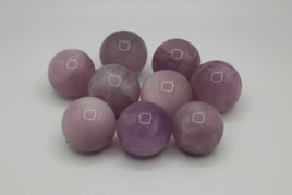 Natural Pink Kunzite Sphere Bin #2