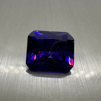 Emerald Cut Purple Cz 14x12mm 16.15ct