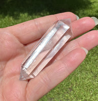 Natural Quartz Double Terminated Wand Point #11