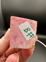 Rhodochrosite Four-Sided Tower #8 – Rosy Pink with Cream & Natural Matrix