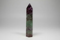 Large Fat Watermelon Fluorite Tower #2