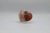 Carnelian Heart Palm Stone #15