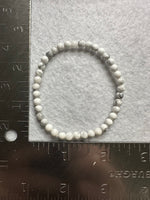 Howlite Bead Bracelet