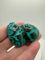 Polished Malachite, Chrysocolla Freeform,Zaire, Africa #4