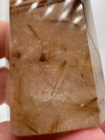 Gold Rutilated Quartz Point #1