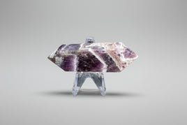 Double Terminated Chevron Amethyst Point #17
