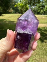 Double Terminated Phantom Amethyst Scepter Wand #9
