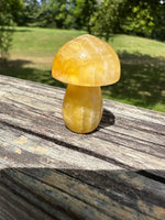 Colorful Fluorite Mushroom Carving #2