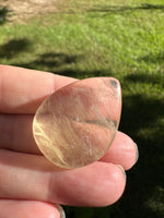 Pear Shape Candy Fluorite Cabochon #23