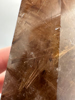 Gold Rutilated Quartz Point #8