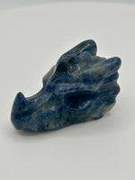 Sodalite Dragon Head