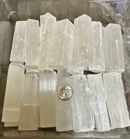 Natural Selenite aka Satin Spar Sticks