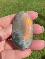 Lovely Orange Labradorite Palmstone #16