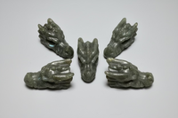 Labradorite Dragon Head Carvings