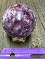 Spark Lepidolite Sphere #3