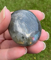 Multicolor Labradorite Palmstone #12