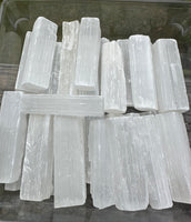 Natural Selenite aka Satin Spar Sticks