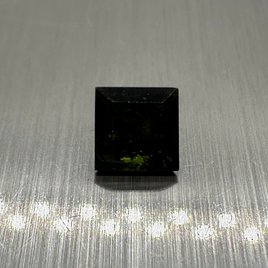 Chrome Green Tourmaline 5mm Princess Cut .70ct