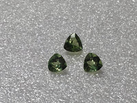 Peridot 4mm Trillion Cut