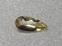 Long Pear Shape Yellow Quartz 18x8mm 3.95ct