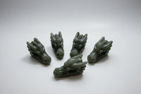 Labradorite Dragon Head Carvings
