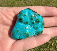 Polished Malachite, Chrysocolla Freeform Zaire, Africa #3