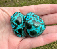 Polished Malachite, Chrysocolla Freeform,Zaire, Africa #4