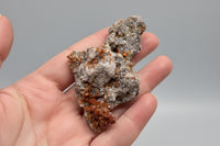 Vanadinite, Calcite -  Apex, Santa Eulalia, Chihuahua, Mexico #12