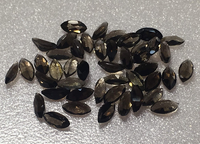 Marquise Smoky 6x3mm Quartz