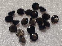 Smoky Quartz 5mm Round Faceted