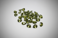Green Zircon 5x4mm Pear Shape