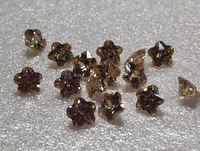 Flower Shape Champagne 5mm Cz
