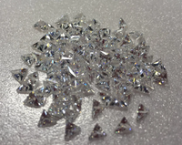 Triangle White 5mm Cz Lot 2
