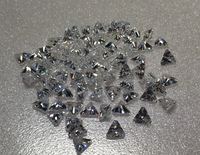 Triangle Shape White 5mm Cz Lot 1