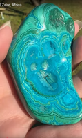 Polished Malachite,Chrysocolla Freeform Zaire, Africa #10