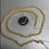 Peach Freshwater Pearl Strand #8