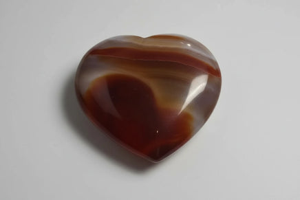 Carnelian Heart Palm Stone #0