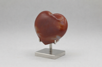 Carnelian Heart Palm Stone #9