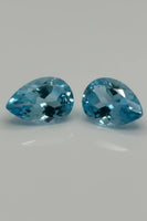 Swiss Blue Topaz 10x7mm Pear Shape