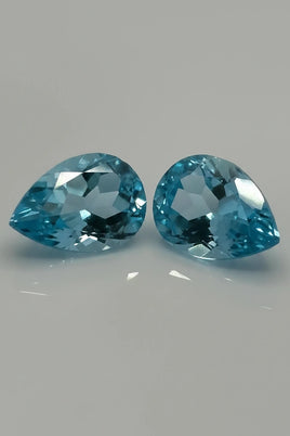 Swiss Blue Topaz 10x7mm Pear Shape