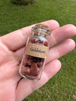 Goldstone Chips In Bottle
