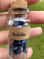 Sodalite Chips In Bottle