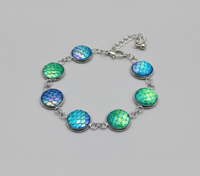 Silvertone Mermaid Bracelet