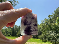 Feather Fluorite Free Form with Rainbows #3