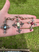 Set of (3) Metal Crosses
