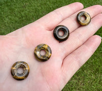 Tiger Eye Donut 18mm